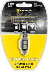 Coyote Vision 50161 2 SMD LED SV8,5 suf. 12V 0,48W CANbus ready bílá blistr