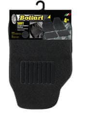 Bottari Koberce textilní SOFT černé 4 kusy