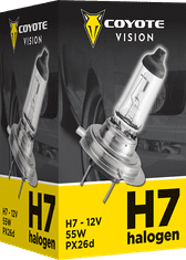 Coyote Vision 87858 H7 PX26d 12V 55W