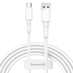 BASEUS Durable kabel USB / Micro USB 2.4A 1m, bílý