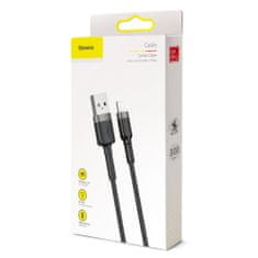 BASEUS Cafule kabel USB / Lightning QC3.0 2A 3m, černý/šedý