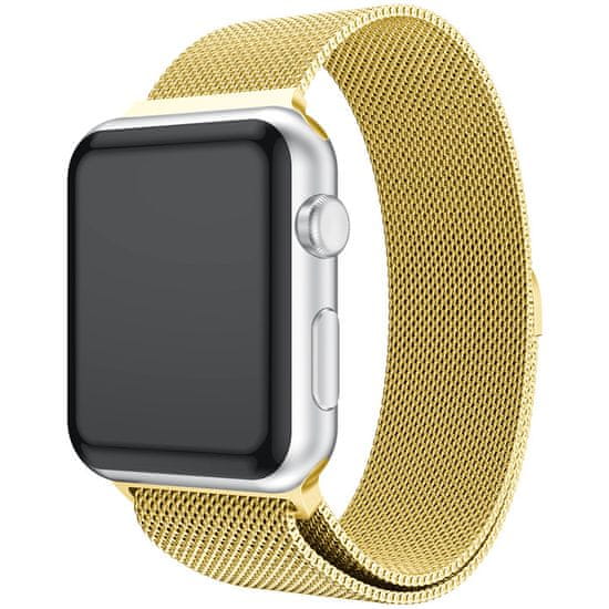 MAX Náhradní řemínek pro Apple watch MAS27 42/44mm, zlatý