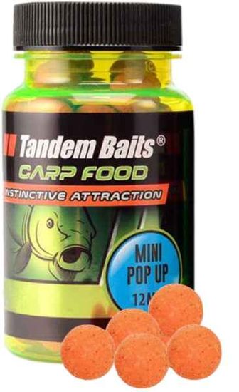 Tandem Baits Carp Food Perfection Mini Pop-Up boilies 12mm/30g Tutti Frutti