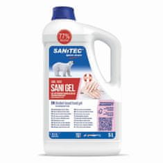 Sanitec SaniGel, bezoplachová gelová dezinfekce, 5 l