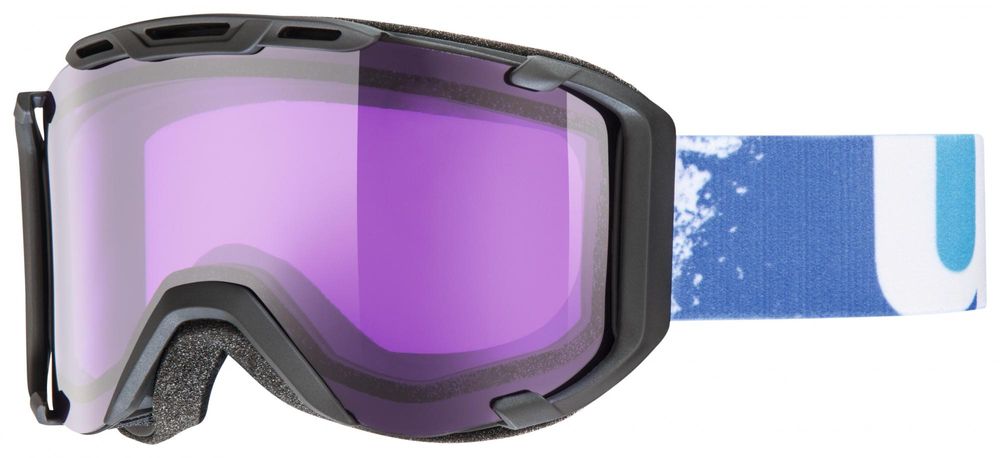 Uvex lyžařské brýle Snowstrike, black mat/psycho (2224) - zánovní