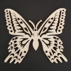 AMADEA Dřevěný obrázek k vymalování motýl 20 cm