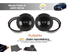 Musway SET - zadní reproduktory do Škoda Fabia II (2007-2014) - Musway