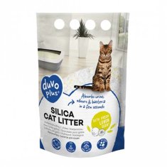 Duvo+ Premium silikonová podestýlka pro kočky s vůní citrónu- žlutě bílá 1-8mm - 5l - 2kg