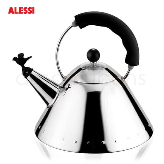 Alessi Bird konvice s ptáčkem na sporák na vaření vody, objem 2l ALESSI