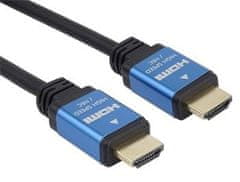 PremiumCord Ultra HDTV 4K@60Hz kabel HDMI 2.0b kovové + zlacené konektory 0,5 m kphdm2a05