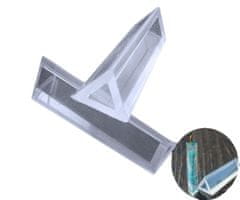 Kraftika Silikonová trojúhelníková formička pro tvoření přívěsků