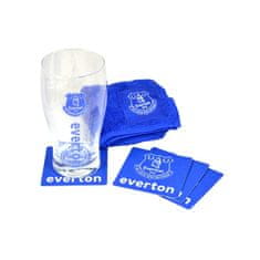 FOREVER COLLECTIBLES Skleněný pohár / minibar set EVERTON FC