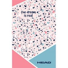 Head Pink Terrazzo, Poznámkový blok B5, čtverečkovaný (5x5mm), 160 listů, 101020001