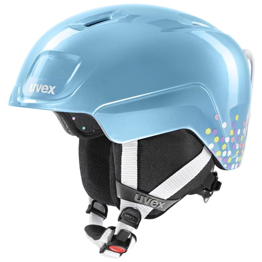 Uvex lyžařská helma Heyya, blue confetti 46-50 cm