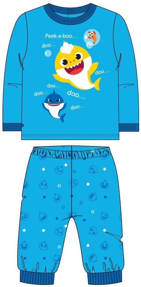 Disney chlapecké pyžamo Baby Shark modrá 92