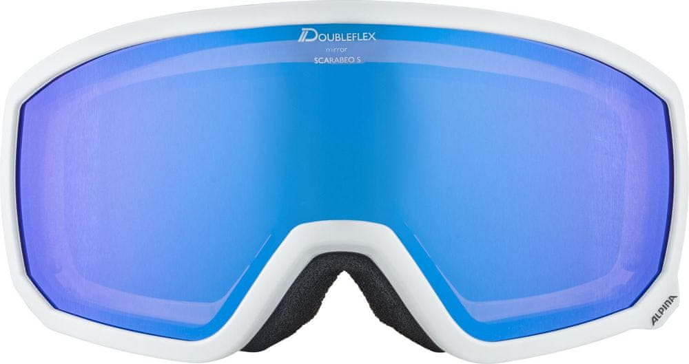 Levně Alpina Sports lyžařské brýle Scarabeo S HM, bílé, A7261.8.12