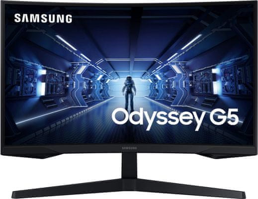  monitor Samsung Odyssey G5 (LC27G55TQWUXEN) širokoúhlý dsiplej 21,5 palců 16:9 hdmi vga dp