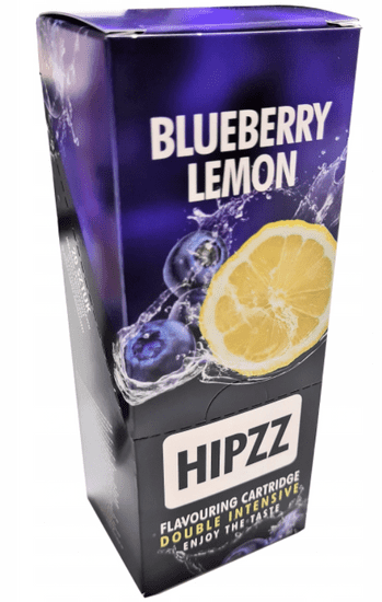 HIPZZ Aromatická ochucovací karta Borůvky a citrón (Blueberry Lemon) 40 ks
