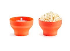 Lékué Sada nádob na přípravu Popcornu v mikrovlnce Lékué Pop Corn Mini 2ks | červená