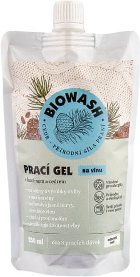 BioWash Prací gel cedr/lanolín na vlnu 250 ml