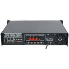 Omnitronic MPVZ-180.6, 100V 6-zónový mixážní zesilovač, 180W