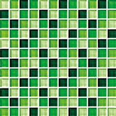 Maxwhite Mozaika CH4031 skleněná zelená 30x30cm sklo