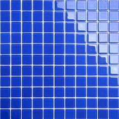 Maxwhite Mozaika CH4013PM skleněná modrá tmavá 30x30cm sklo