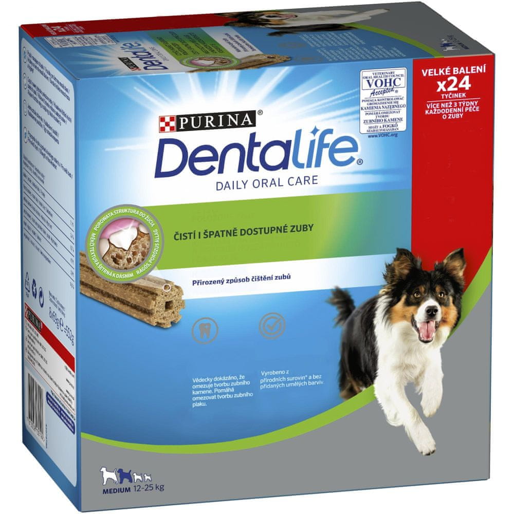 Levně DentaLife Dog MEDIUM multipack 48 tyčinek 16x69 g