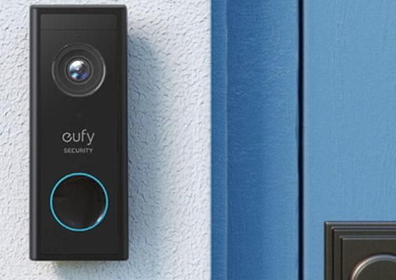 Csengő Anker Eufy Video Doorbell 2k (T82101W1) Google Assistant Alexa HDkamera