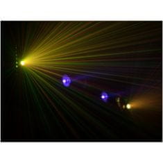 Eurolite LED Multi FX Hybrid, 2x RG laser, 3x paprskový efeklt, UV, DMX
