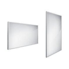 NIMCO Zrcadlo do koupelny 120x70 s osvětlením v tenkém rámu po obvodu NIMCO ZP 13006