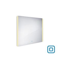 NIMCO Zrcadlo do koupelny 90x70 s osvětlením, dotykový spínač NIMCO ZP 17019V