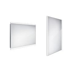 NIMCO Zrcadlo do koupelny 100x70 s osvětlením nahoře a dole NIMCO ZP 12004