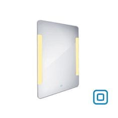 NIMCO Zrcadlo do koupelny 60x80 s osvětlením po stranách, dotykový spínač NIMCO ZP 18002V