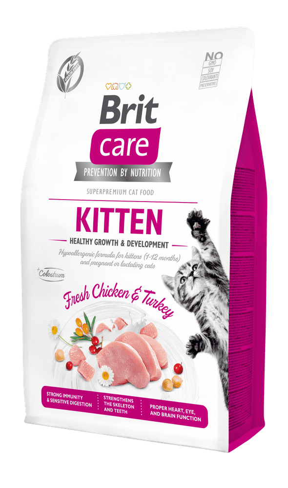 Levně Brit Care Cat Grain-Free Kitten Healthy Growth & Development 2 kg