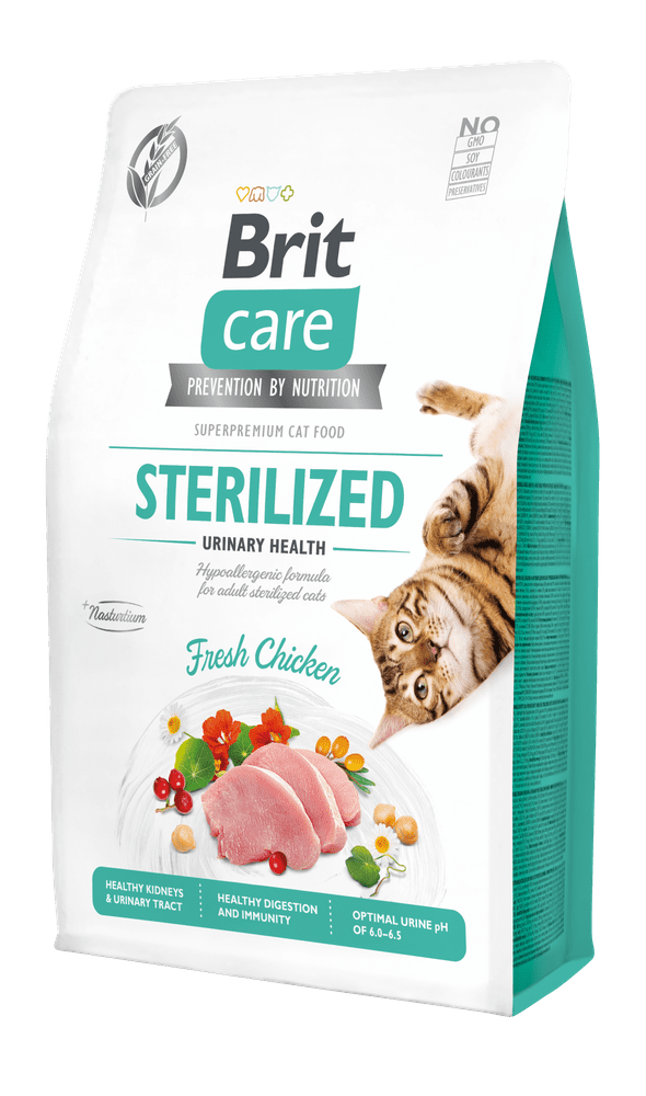 Levně Brit Care Cat Grain-Free Sterilized Urinary Health 2 kg