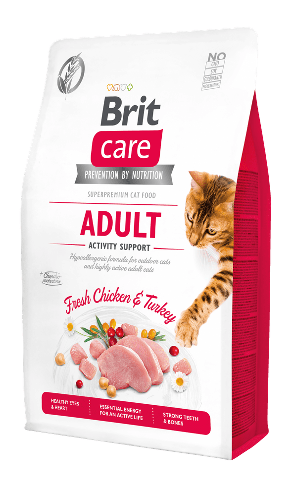 Levně Brit Care Cat Grain-Free Adult Activity Support 2 kg