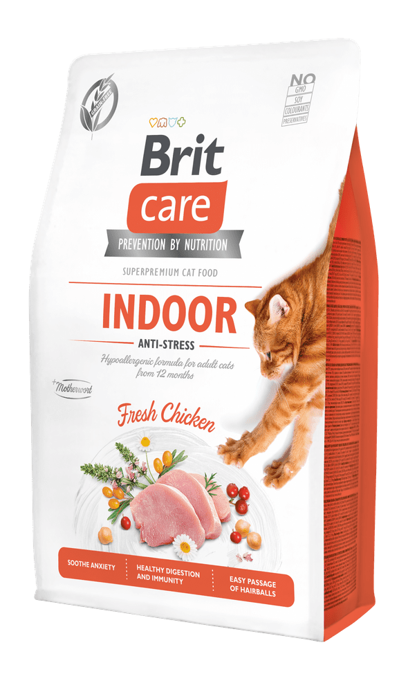 Levně Brit Care Cat Grain-Free Indoor Anti-stress 2 kg