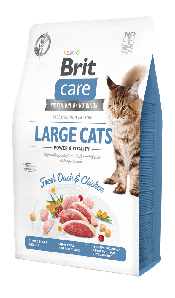 Levně Brit Care Cat Grain-Free Large cats Power & Vitality 2 kg