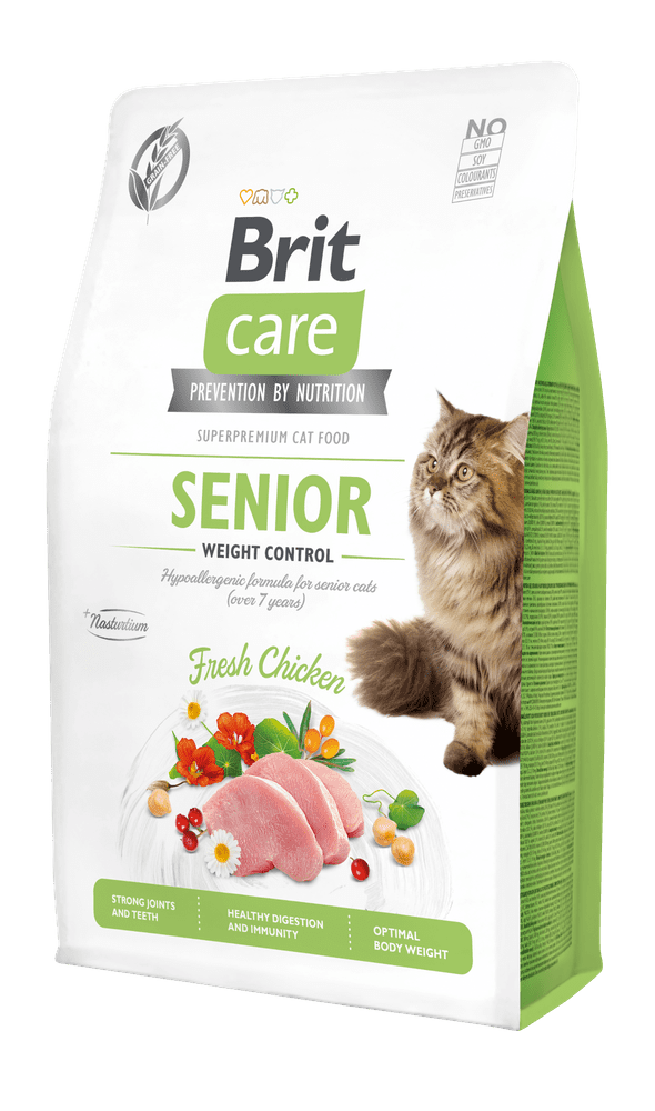 Levně Brit Care Cat Grain-Free Senior Weight Control 2 kg