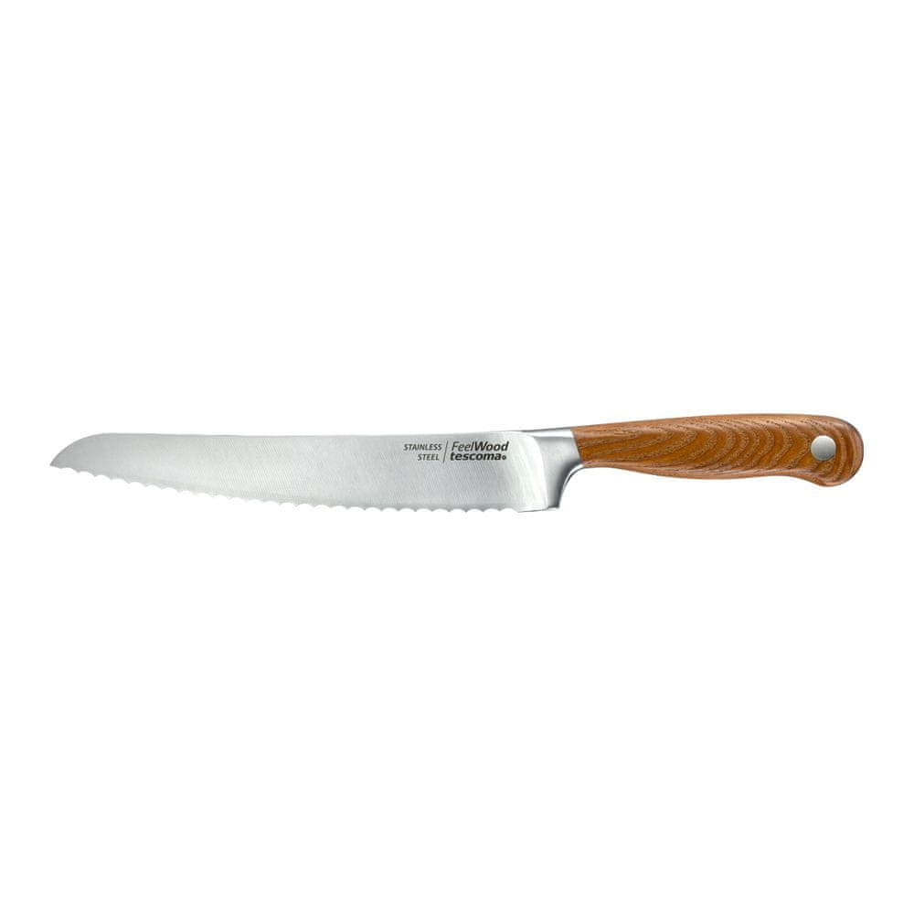 Levně Tescoma Nůž na chléb FEELWOOD 21 cm