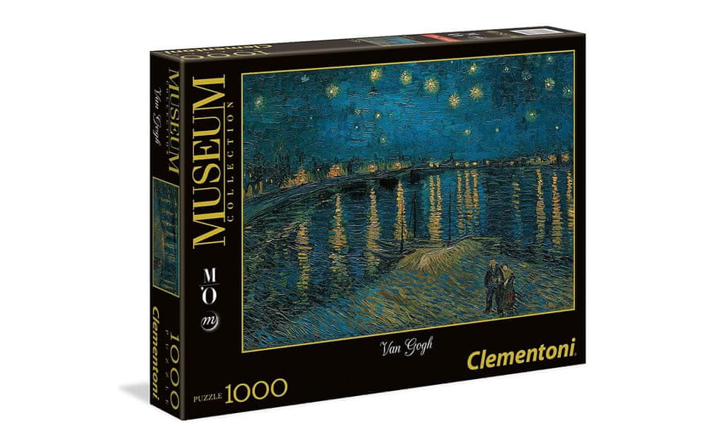 Clementoni Puzzle Hvězdná noc nad Rhonou 1000 dílků