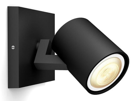 Philips Hue Runner SVÍTIDLO BODOVÉ LED, GU10, 5 W, 350 lm, 2200–6500 K, černá BT č. 2 (53090/30/P9)