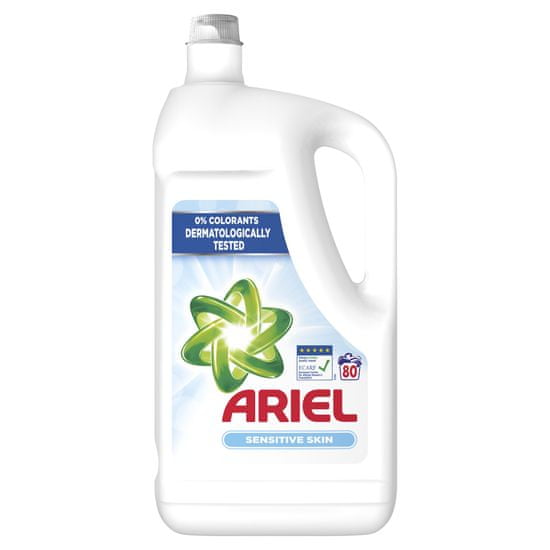 Ariel Sensitive tekutý prací prostředek 4,4 l (80 praní)