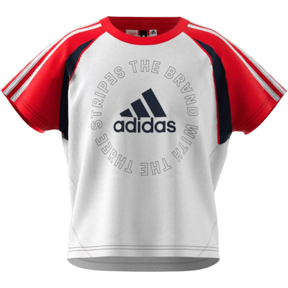 Adidas dívčí tričko G Bold Tee 140 bílá