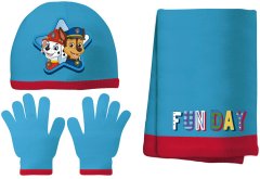 Disney chlapecký set čepice, šála, rukavice Paw Patrol