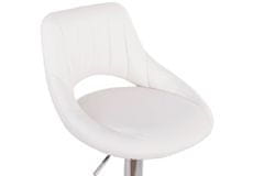 G21 Barová židle G21 Aletra koženková white