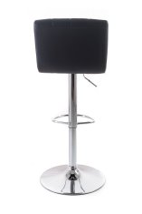 G21 Barová židle G21 Malea koženková, prošívaná black