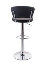 G21 Barová židle G21 Redana koženková s opěradlem black
