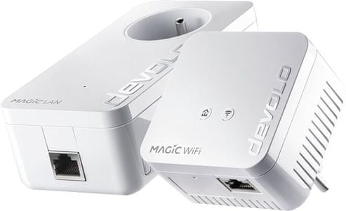 Powerline Devolo Magic 1 WiFi mini Starter Kit (8565) Powerline dlouhý dosah rychlý stabilní internet